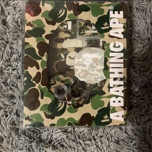 A Bathing Ape BAPE Camo Logo Stationery Set Tape Pen Notebook FW14 100%AUTHENTIC